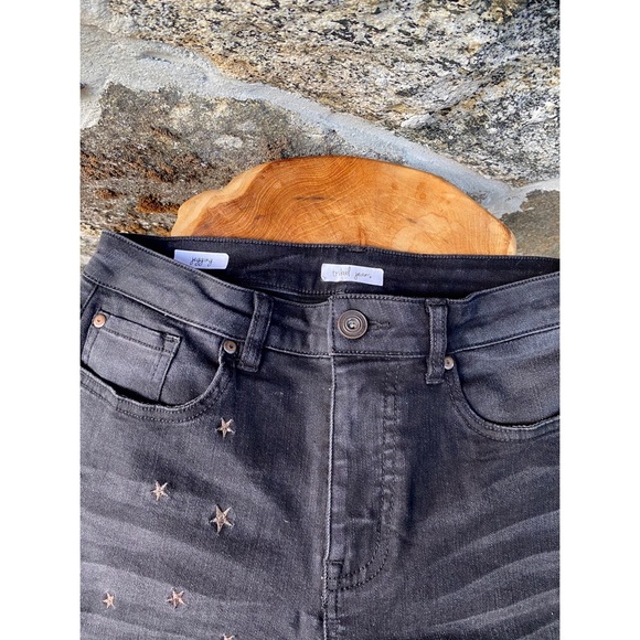 TRIBAL black jegging with silver embroidered stars - Picture 5 of 7